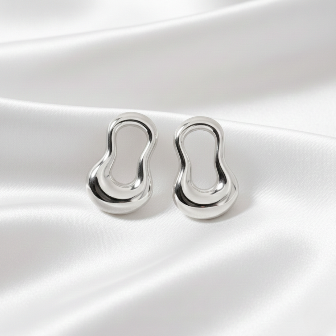 Brinco Feminino Argola Orgânico Atemporal